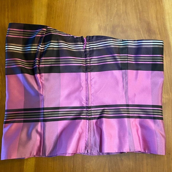 Gorgeous EUC Banana Republic Silk Violet Bustier - Picture 9 of 9